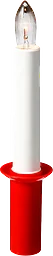 Tärnljus Rött 17 Cm