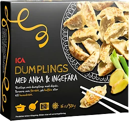 Dumplings anka & ingefära Frysta