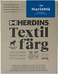 Textilfärg Natural fibre Marinblå