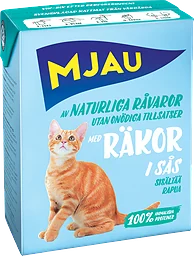 Kattmat Räkor i sås