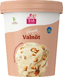 Gräddglass Vår finaste Valnöt