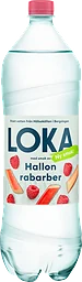 Hallon Rabarber Kolsyrat Vatten Pet