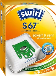 Dammsugarpåse S67 4-pack