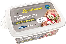 Mustig&smakrik Leverpastej Bredbar