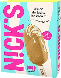 Glasspinnar Dulce de leche 4-pack
