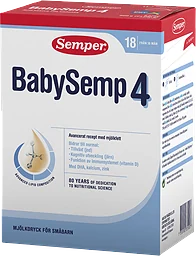 Baby Semp 4 Mjölkdryck Från 18 Månader