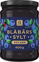 Blåbärssylt 50% Bär