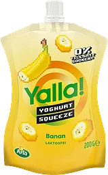 Yalla Yoghurt Squeeze Banan 3%