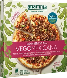 Pizza Vegomexicana Vegansk