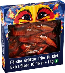 Kräftor färska extra stora 10-15p