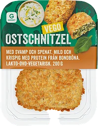 Svamp&spenat Ostschnitzel