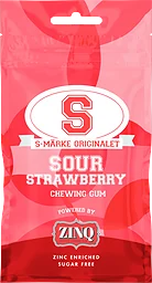 Sour Strawberr Tuggummi