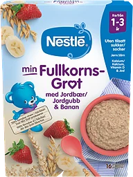 Min Fullkornsgröt Jordgubb & banan 1-3 år