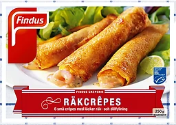 Räkcrepes Fryst