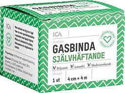 Gasbinda Självhäftande 4 cm 1-p