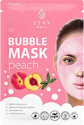 Ansiktsmask Bubble Mask Peach 1-p