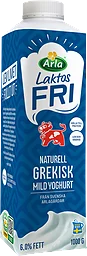 Laktosfri Grekisk Yoghurt Naturell 6%