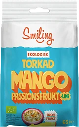 Mango Passionsfrukt & lime Torkad Eko