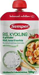 Ris Kyckling & Grönsaker Från 6 Månader