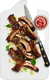 Kamben Kalla Grillade Med Honungsglace