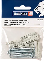 Plugg 30x6mm