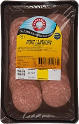 Rökt Lantkorv skivad ca Vaggeryds Chark