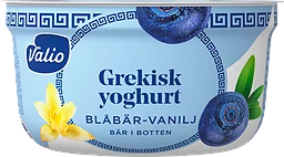 Blåbär-vanilj Bär i Botten Grekisk Yoghurt