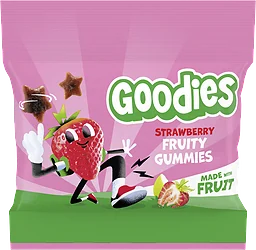 Barnsnacks Fruktstjärnor Jordgubb 3 år
