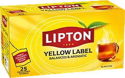 Svart Te Yellow label 25-p