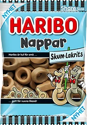 Godis Skumnappar Lakrits