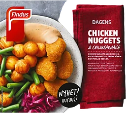 Chicken Nuggets Med Chilibearnaisesås