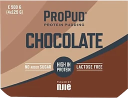 Proteinpudding ProPud Choklad Laktosfri 125g 4-p