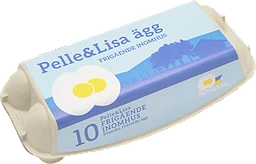 Ägg M/L 10-p Pelle & Lisa