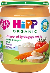 Barnmat Grönsaks- & kycklinggryta 6 Mån Eko