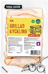 Kyckling Grillad Tunna Skivor