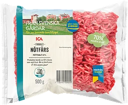 Nötfärs Färsk 12% Frystinad