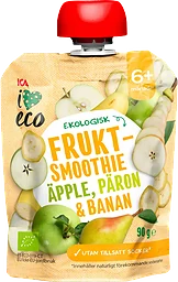 Fruktmellis Äpple päron & banan Från 6mån Ekologisk