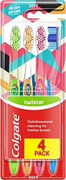 Tandborste Twister Soft 4-pack