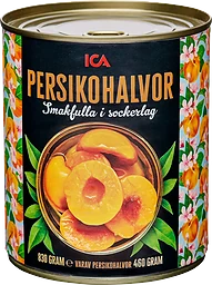 Persikohalvor 480g