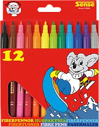 Fiberpennor 12-pack