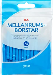 Mellanrumstandborste Medium 0.6mm 32-p