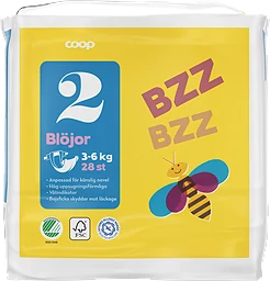 Blöjor 2 3-6 Kg