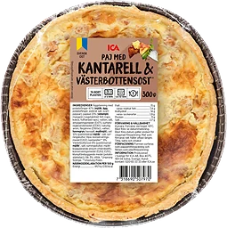 Paj Kantarell och Västerbottensost