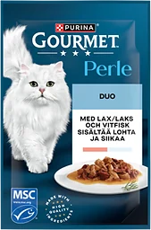 Lax & Vit Fisk Perle Kattmat Våt