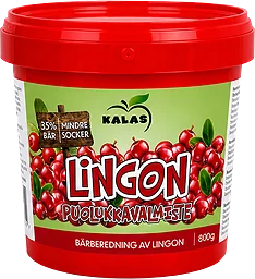 Lingon Bärberedning Mindre Socker
