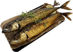 Hel rökt makrill