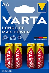 Batteri Longlife Max Power AA 4-p