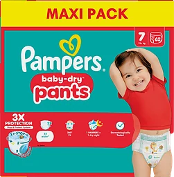 Blöjor Baby Dry Pants 7 15+ Kg