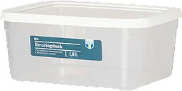 Förvaringsburk Vit 1,6l 1-p