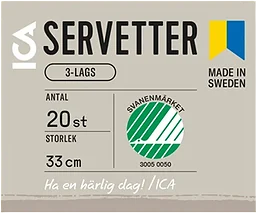 Servett 33cm Sand